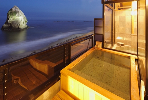 【朝食付プラン】自由きままな癒しの旅◆美しい海と温泉を満喫◆ビジネス・出張にも最適