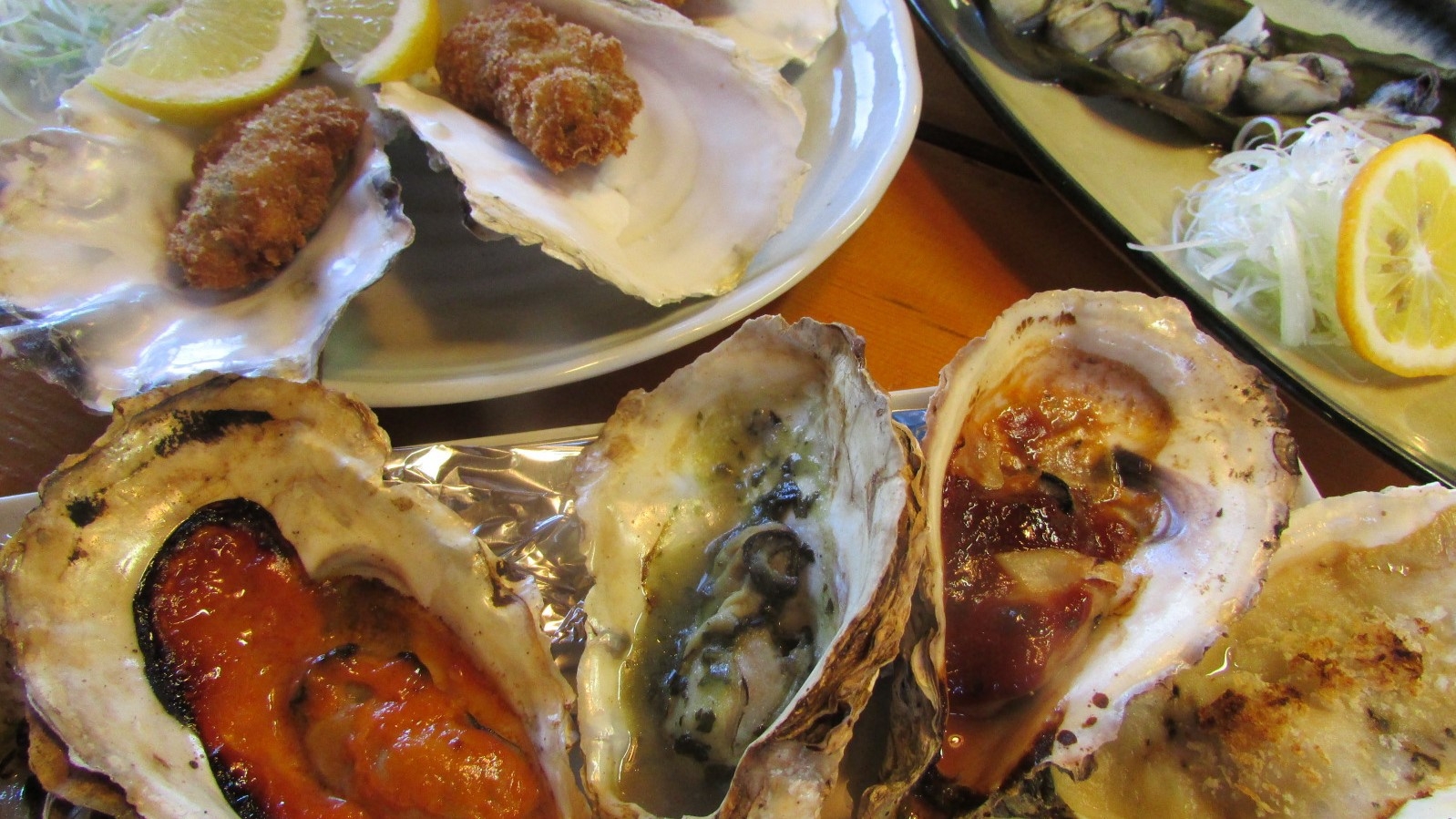 牡蠣料理と海鮮メニュープラン(洋室）