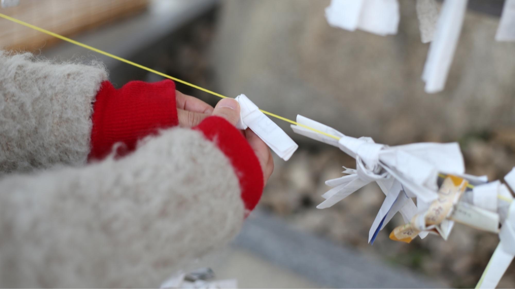 神社といえばおみくじです。