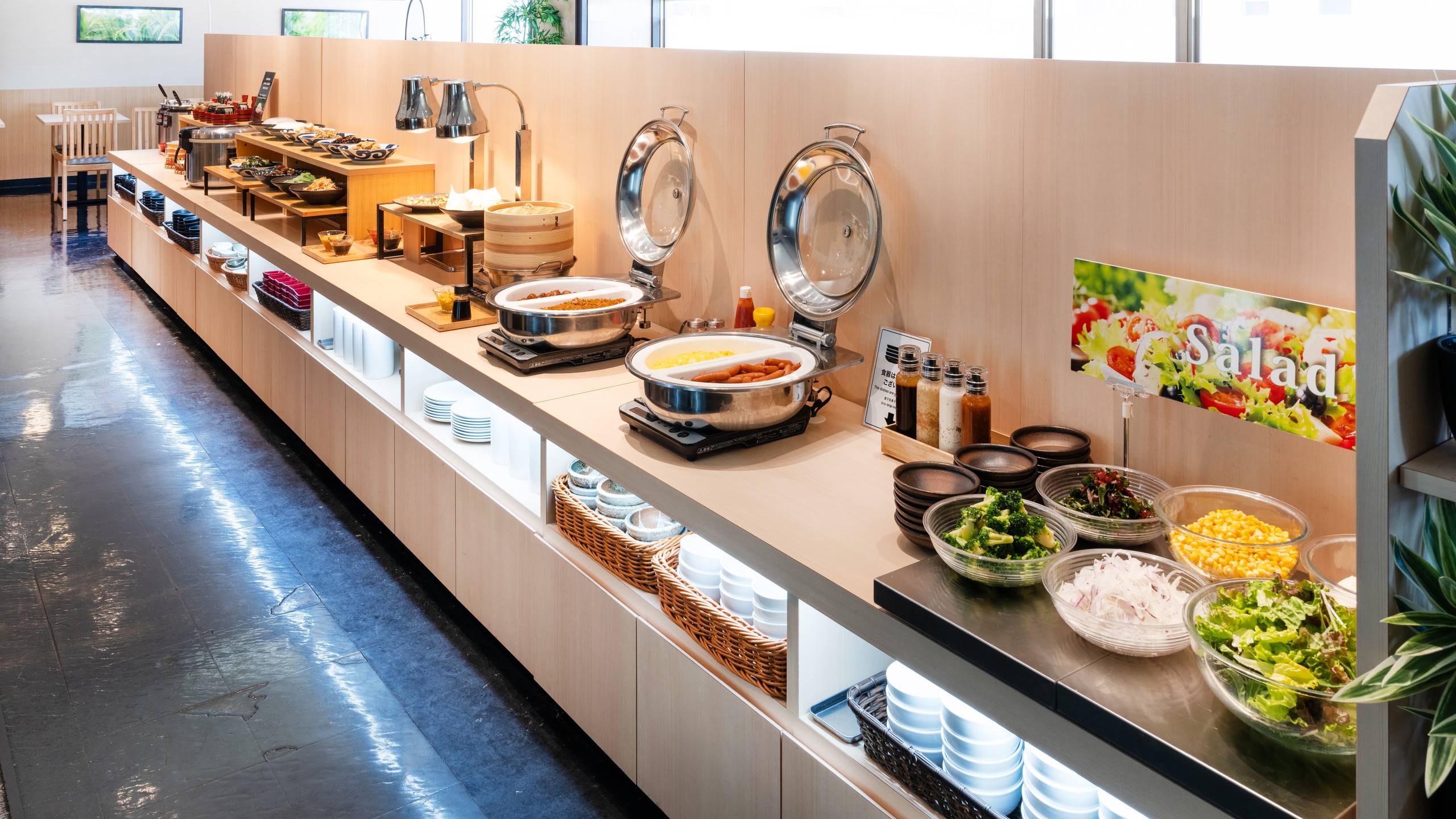 朝食ビュッフェ