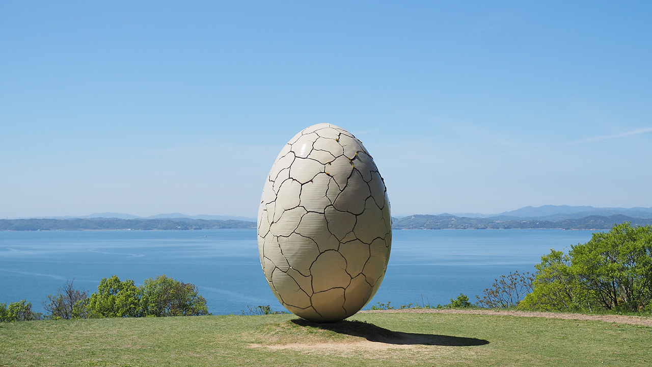 瀬戸内国際芸術祭作品 『はじまりの刻』＠屋形崎
