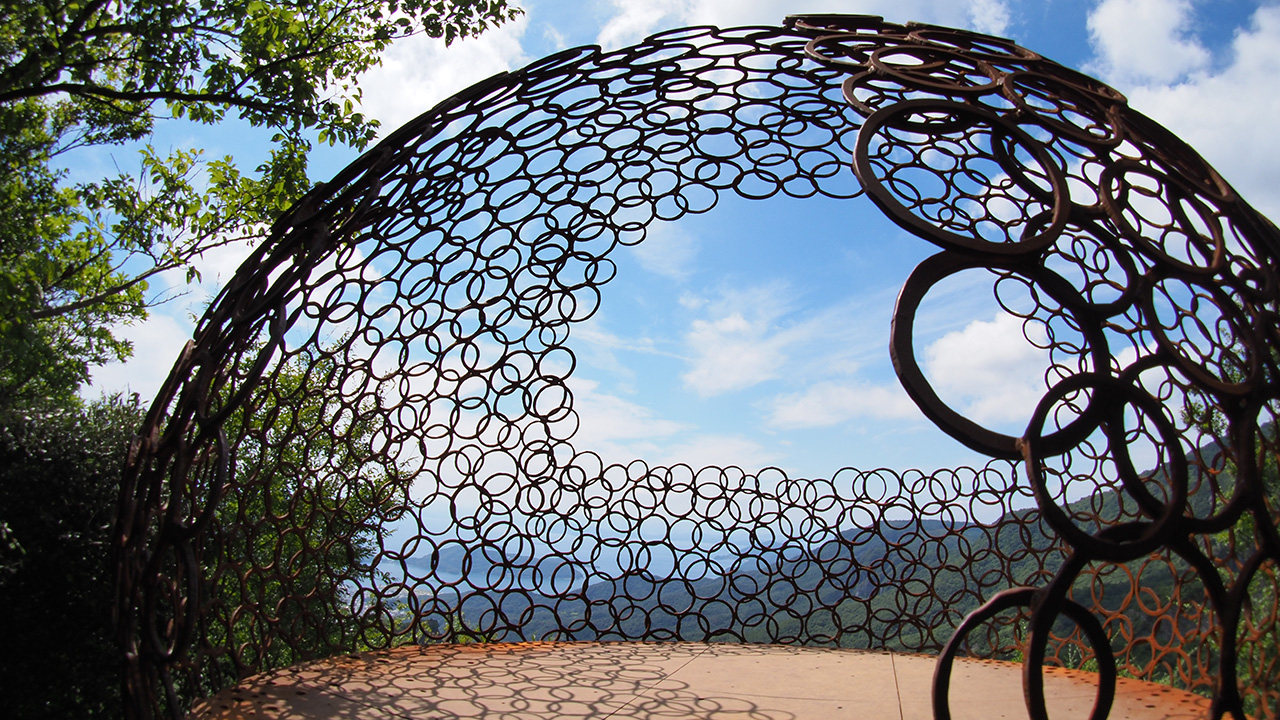 瀬戸内国際芸術祭作品 『空の玉』＠寒霞渓