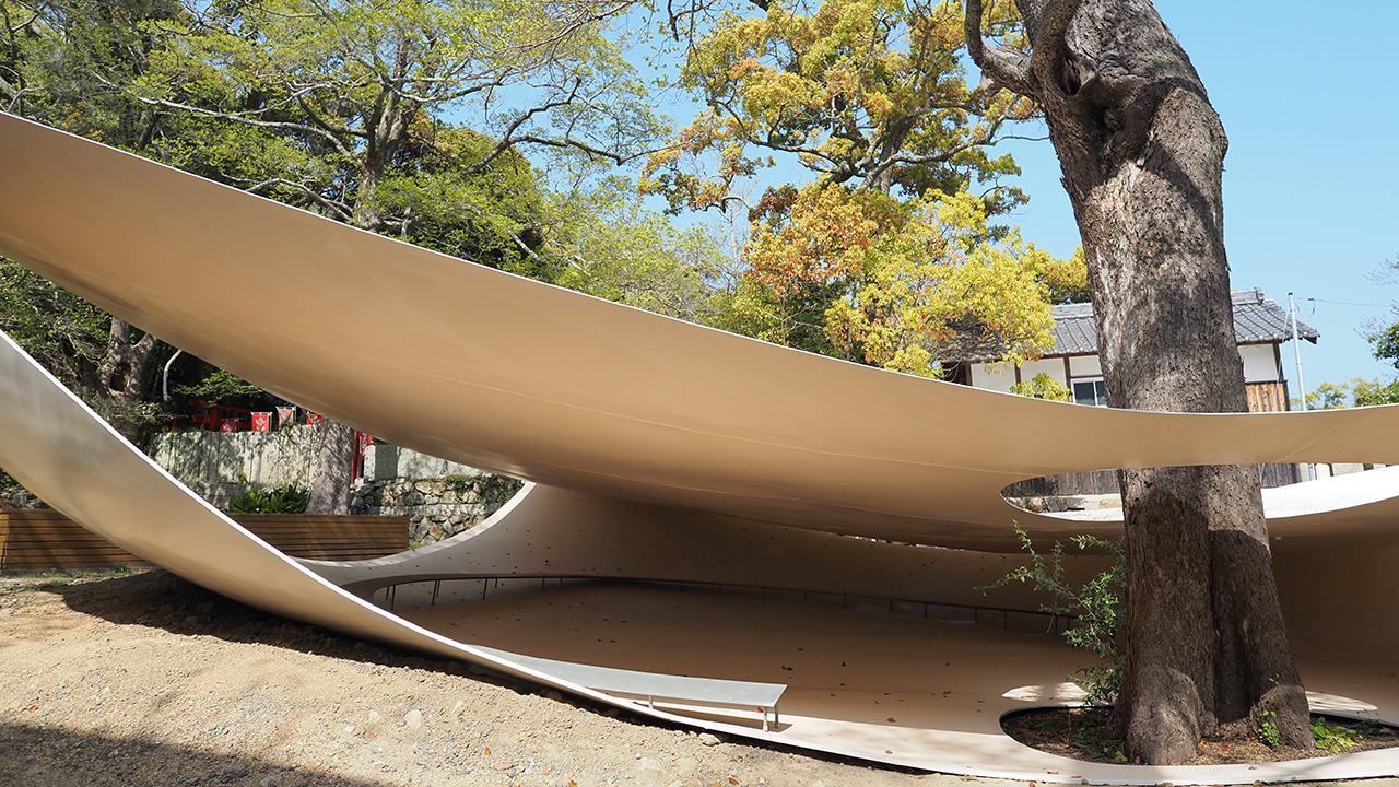 瀬戸内国際芸術祭作品 『葺田パヴィリオン』＠福田