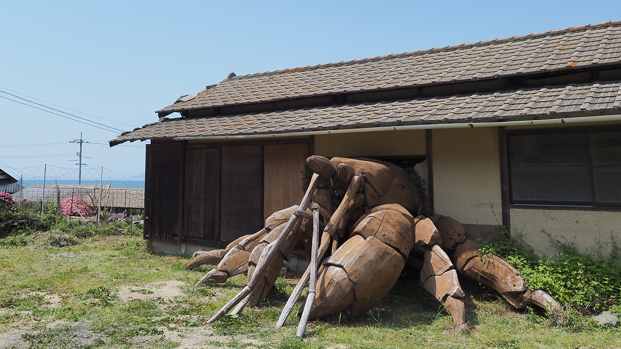 瀬戸内国際芸術祭作品 『ヒトクサヤドカリ』＠三都半島