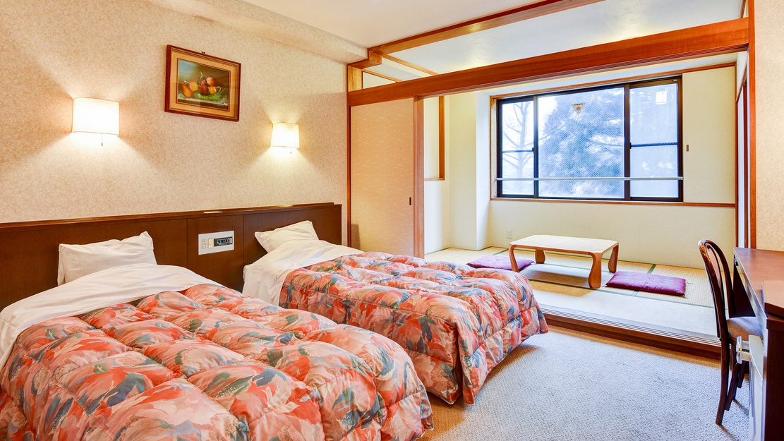 ◎和洋室（和室6畳＋ツイン）/バス・トイレ付