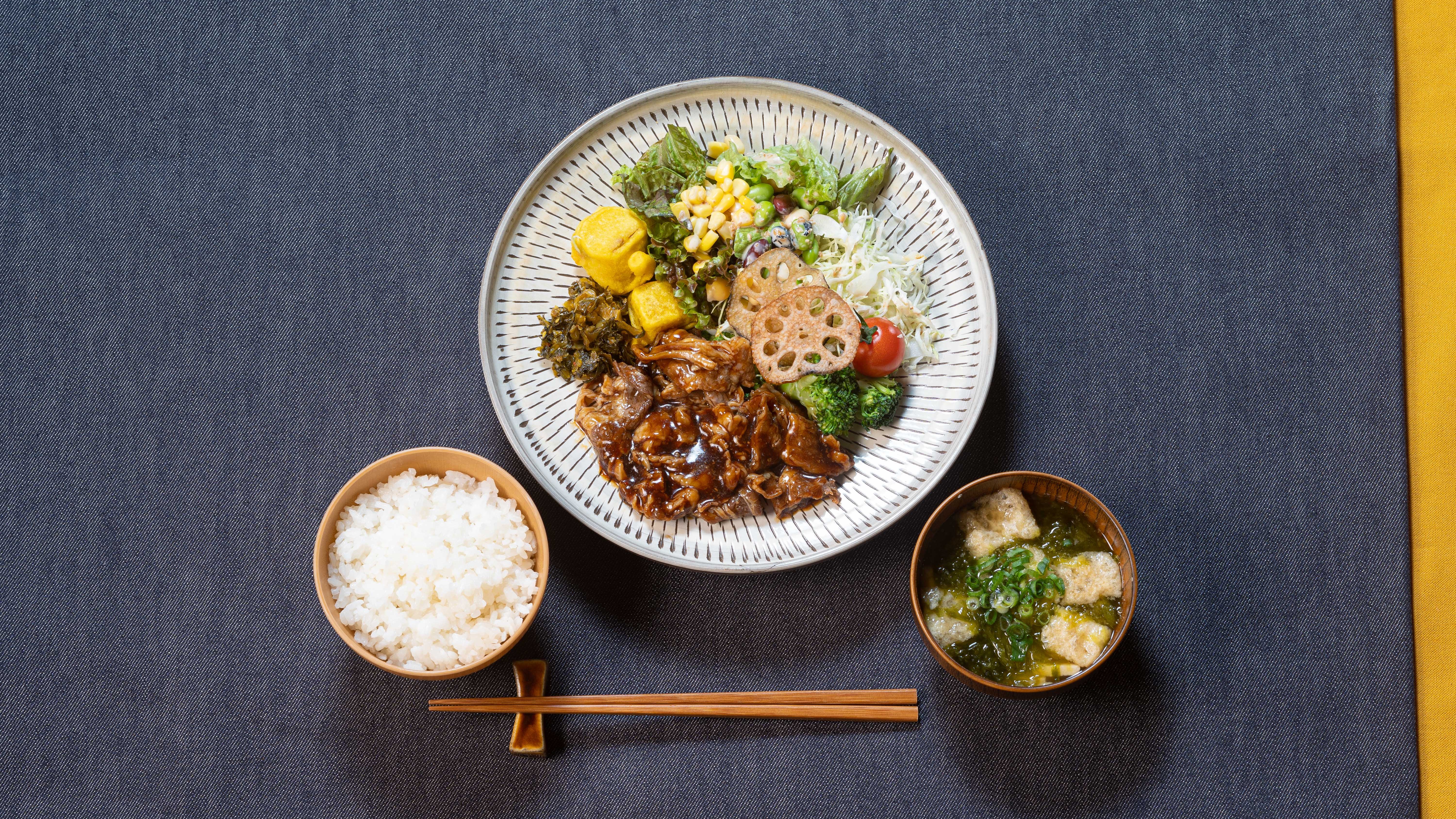 牛カルビ定食