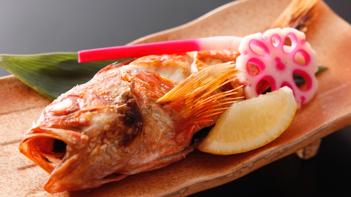 のどぐろ塩焼き