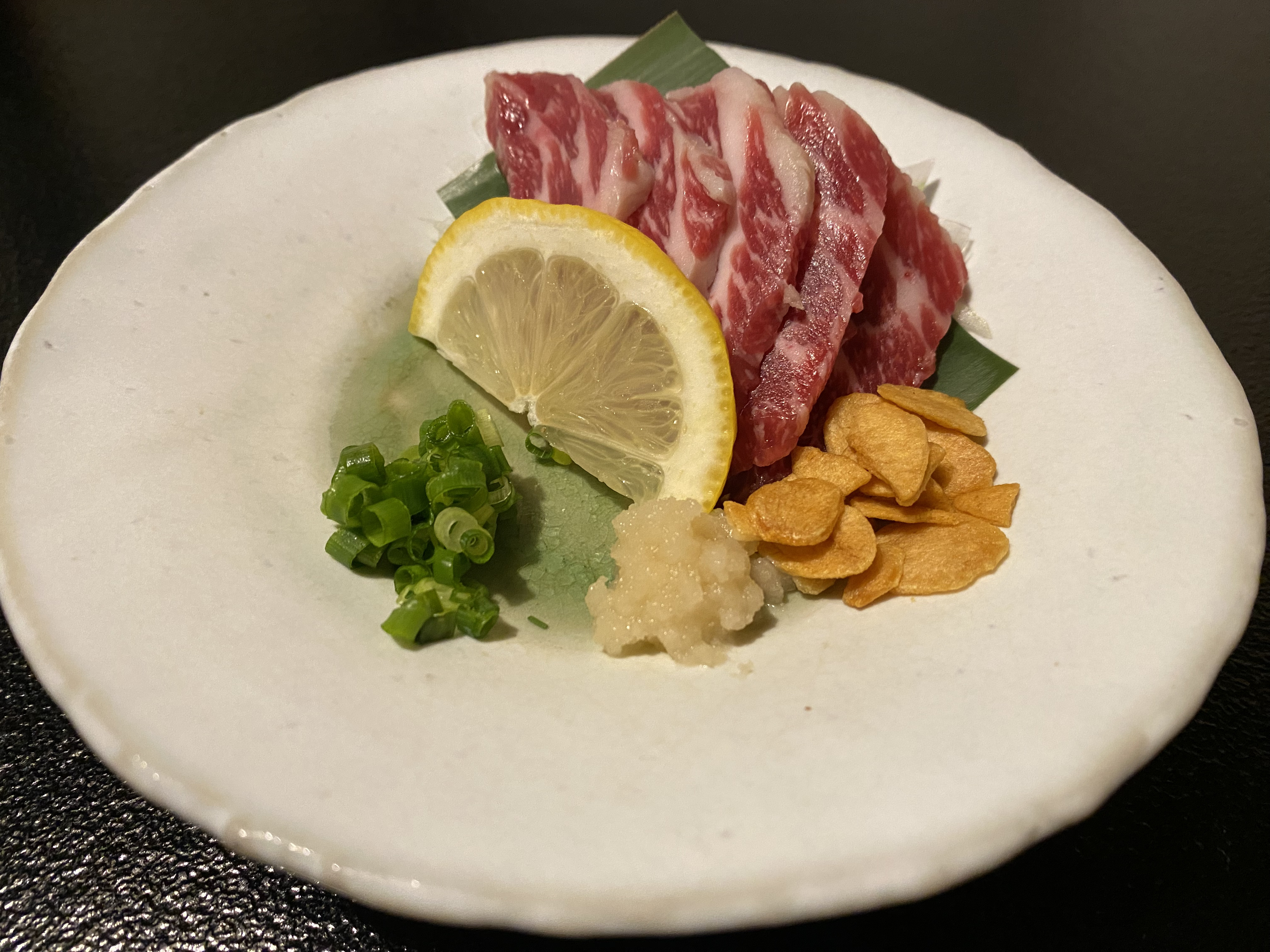 夕食一例（進肴）