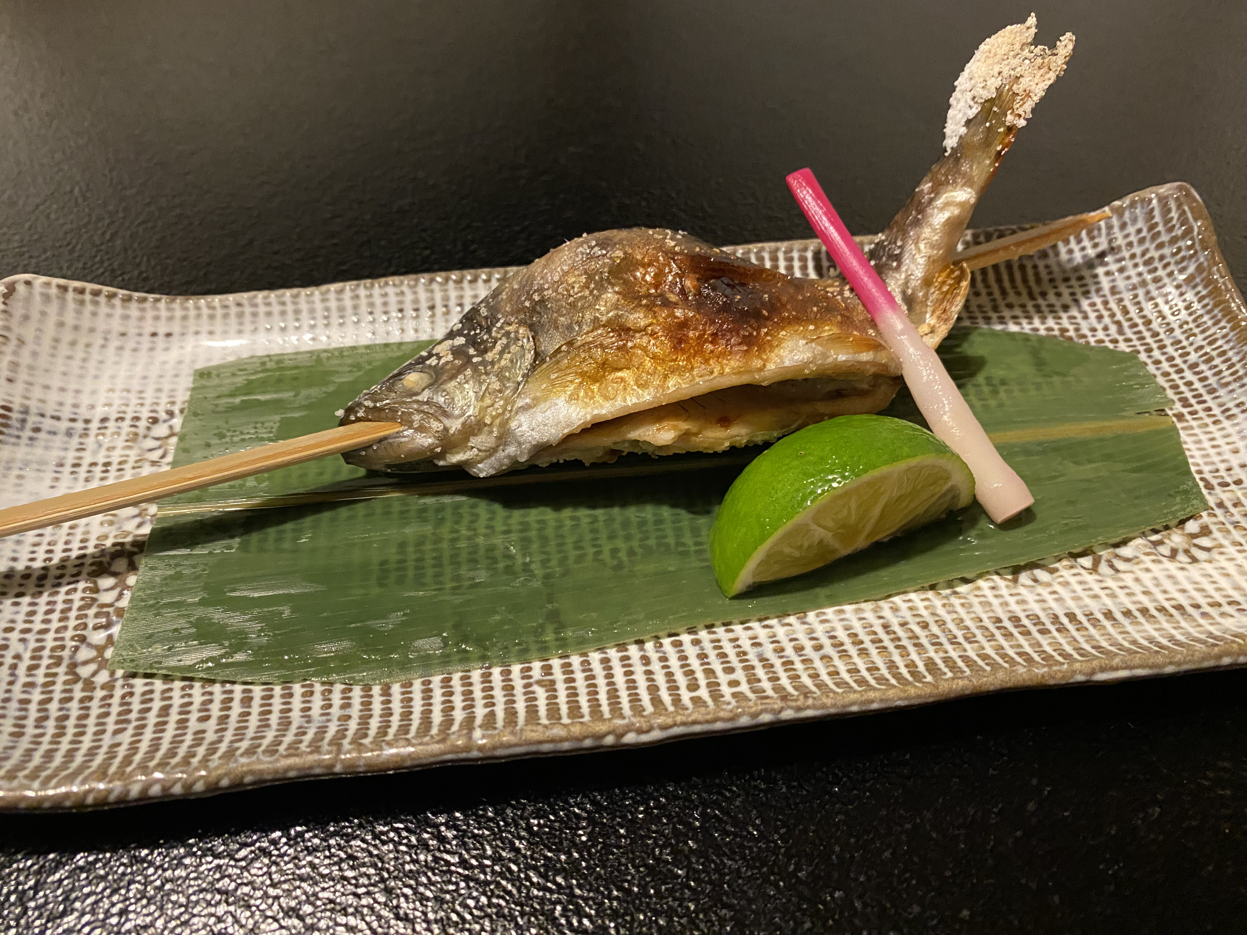 夕食一例（焼物）