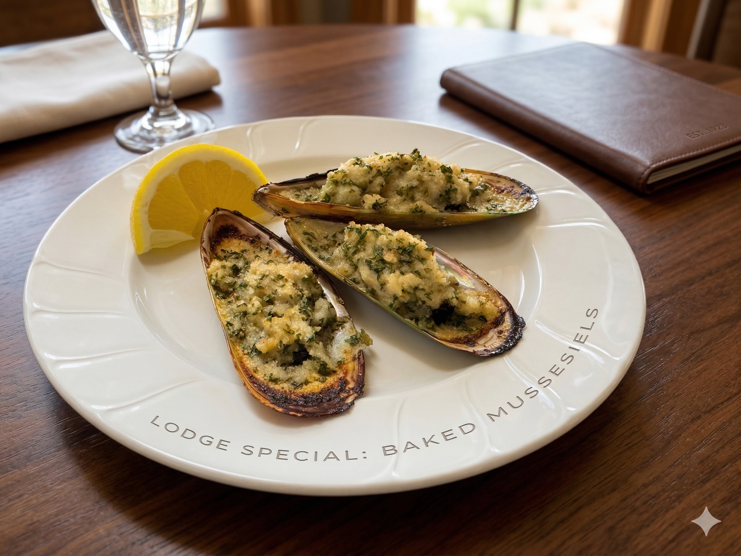 パーナ貝のパン粉焼き