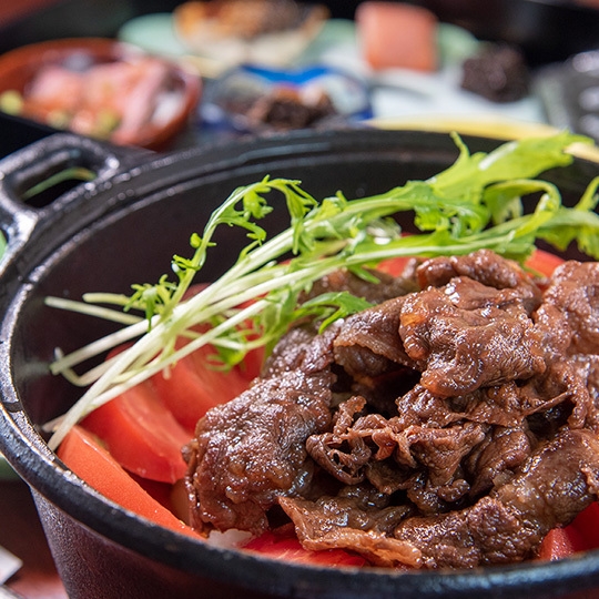 （^レベル２^）あか牛牛すき定食＆馬のポッケプラン（２食付き）