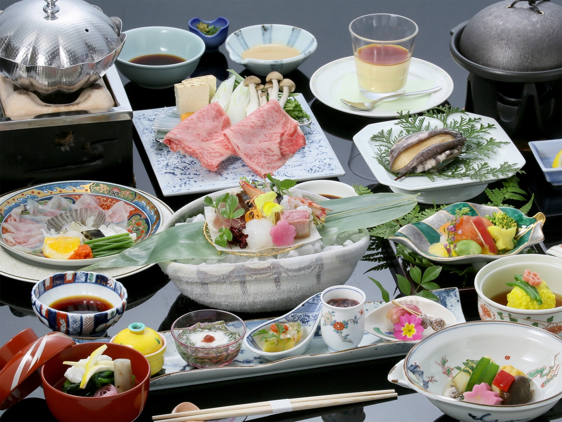 【GW限定プラン】★厳選食材の旬の味覚を贅沢に味わう北門会席★世界遺産「萩城下町」をゆったり観光♪