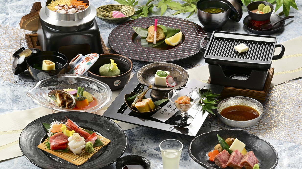 【2食付きプラン-グレードアップ会席-】旬の地産地消を味わう加賀・能登の会席