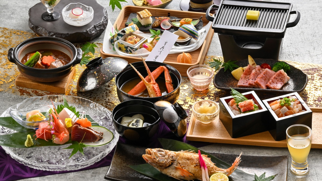 【2食付きプラン-特選会席 極（御飯物は勝負めしにて）-】〜当館最上級会席〜