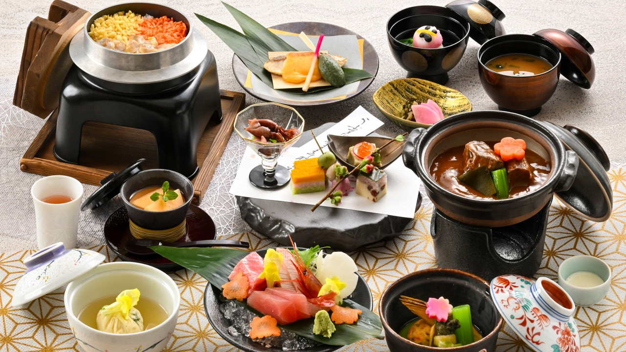 【2食付きプラン-グレードアップ会席-】旬の地産地消を味わう加賀・能登の会席