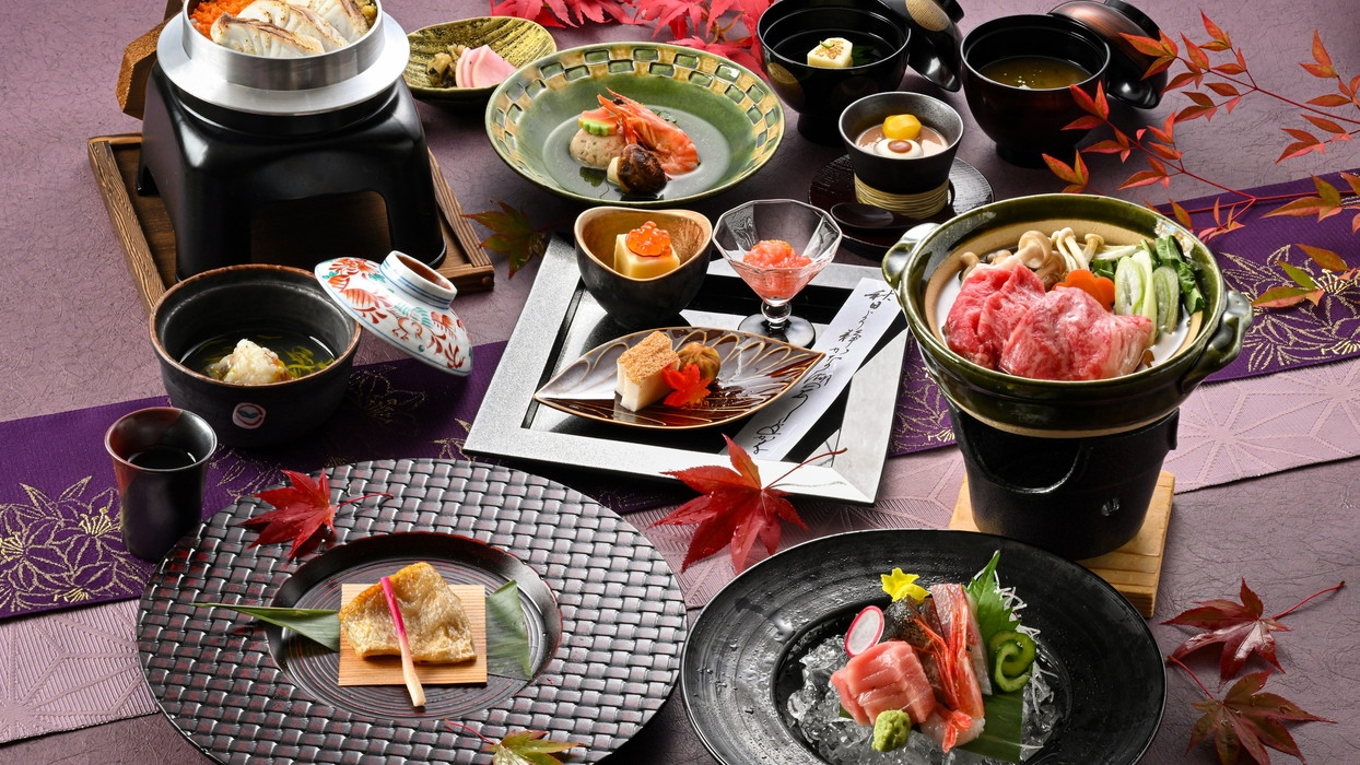 【2食付きプラン-グレードアップ会席-】旬の地産地消を味わう加賀・能登の会席