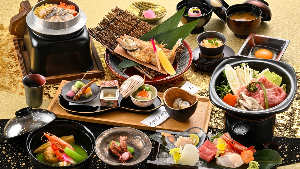 【2食付きプラン-プレミアム会席-】のどぐろや能登牛を堪能するワンランク上の地産地消会席