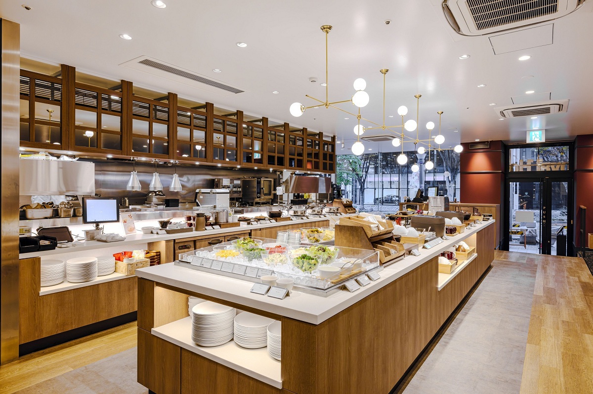 朝食会場