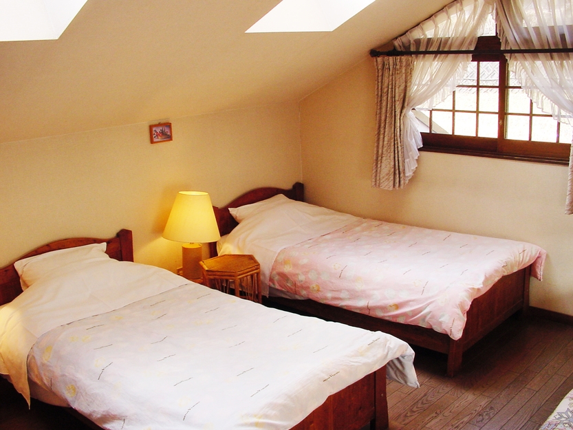 お値段抑えてお風呂は貸し切り食事なしプラン・ツインルーム