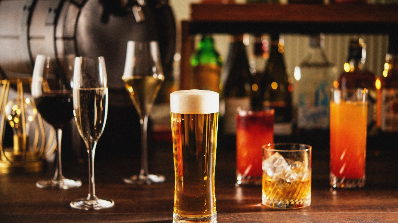 季節のフレンチコースと地ビール・ワインを楽しむ飲み放題プラン