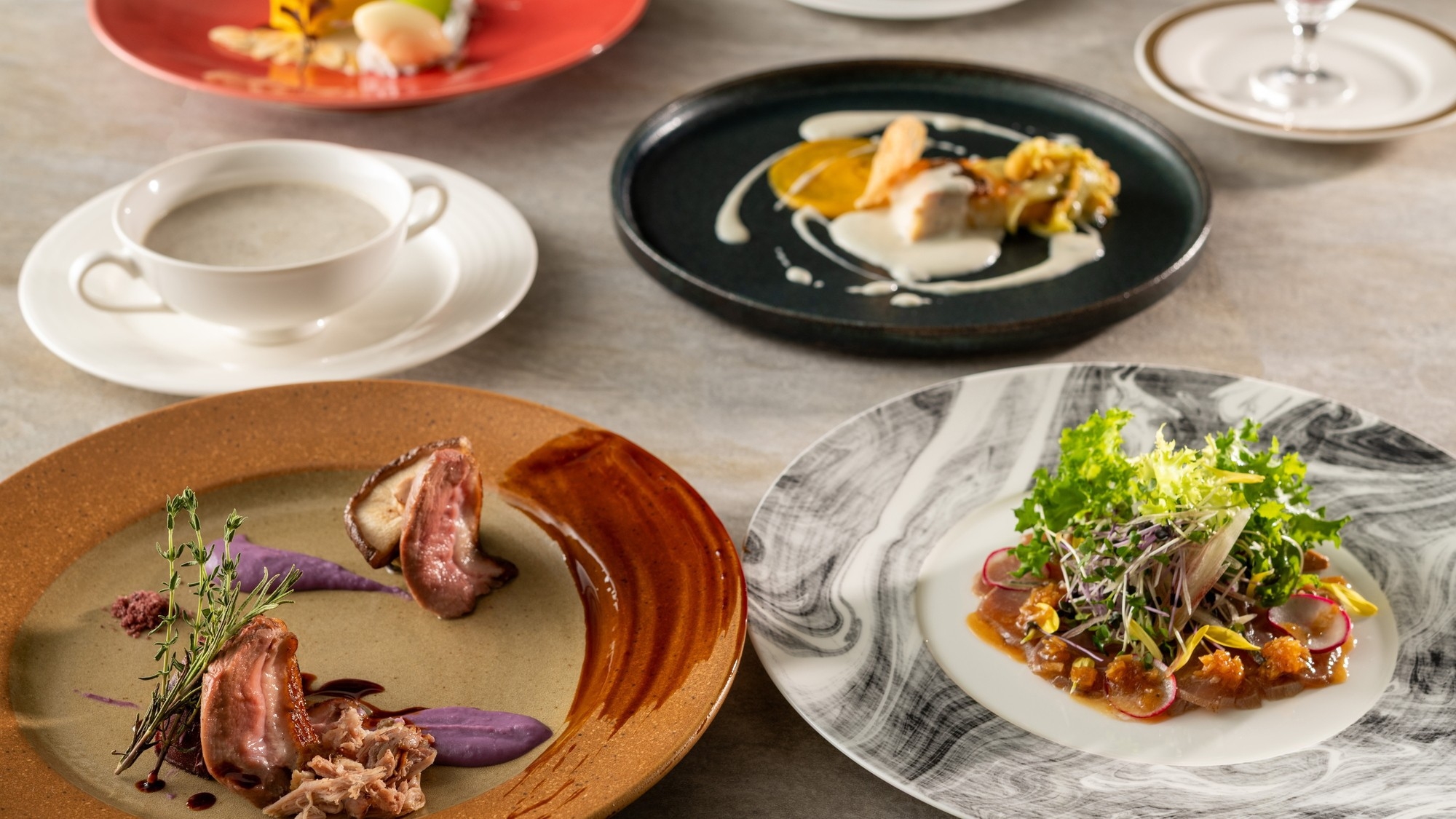 【スタンダード「フレンチ」プラン】旬を活かした！彩り鮮やかフレンチ