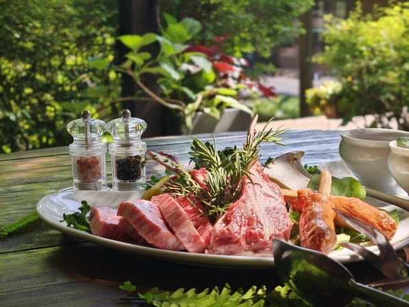 【期間限定!】◆テラスで本格炭火焼きBBQ＆ビュッフェ◆