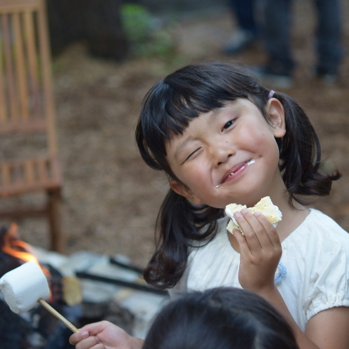 中はトロトロ外はカリカリの焼きマシュマロ♪