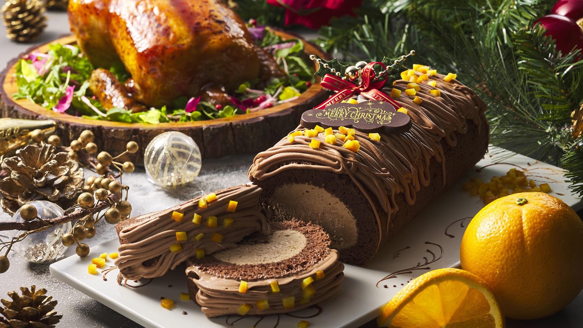 【1日3室限定】◆12月22〜25日限定◆ホテル特製クリスマスケーキ＆チキンセット付きプラン／朝食付