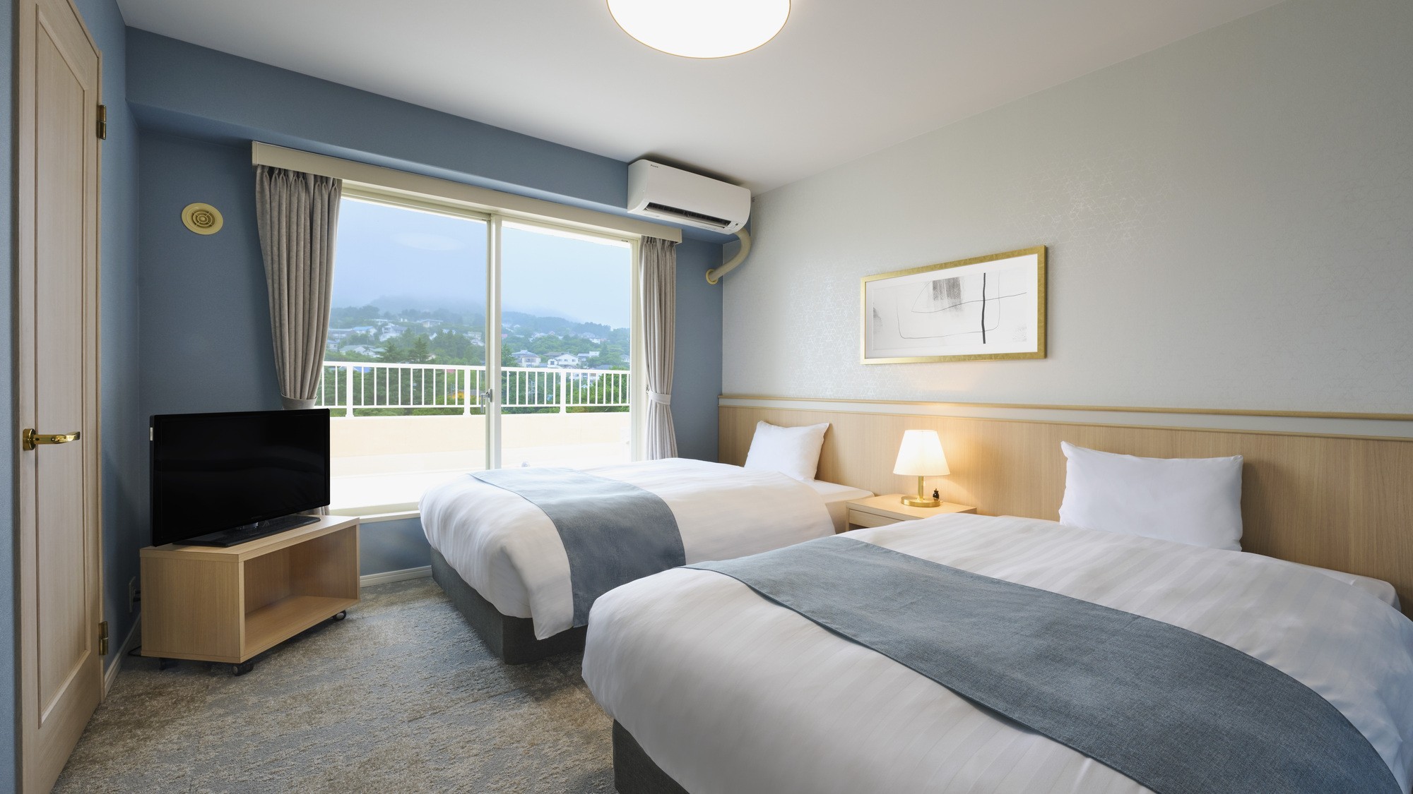 プレミアスイート　ベッドルーム①