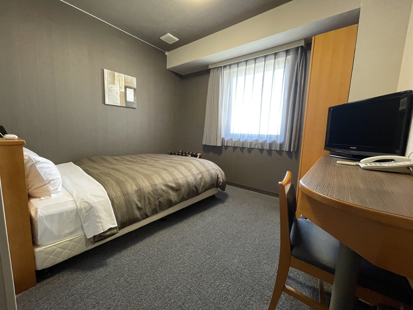 ダブルルーム　荷物が多い時に嬉しいお部屋です