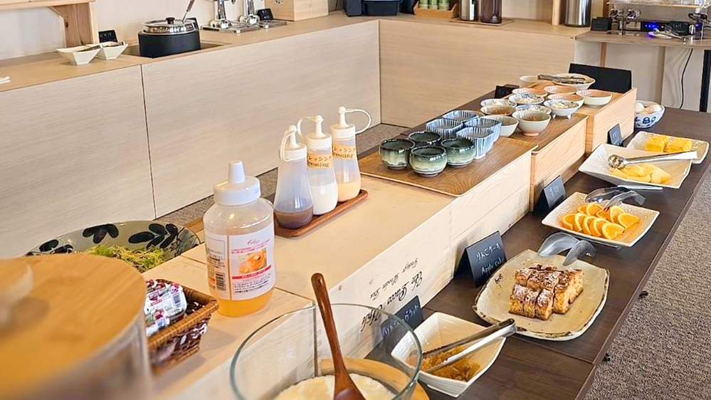 【朝食付】栂池の朝を満喫♪朝食バイキング