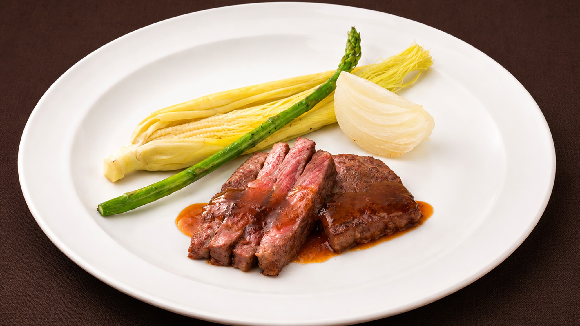 【那須ブランド認定】敷島和牛の極上ステーキをライブキッチンで焼き上げる＆初夏のサイドメニューブッフェ