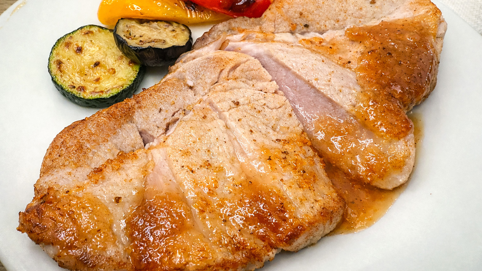 ポークのメイン料理