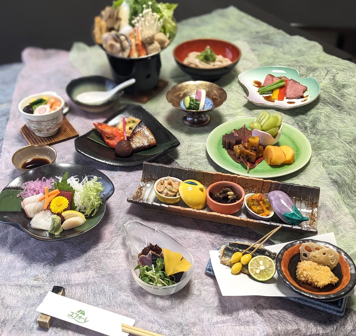 ☆旬の会席料理で四季を愉しもう！自然に囲まれたプールがある森の温泉宿☆で1泊2食付プラン