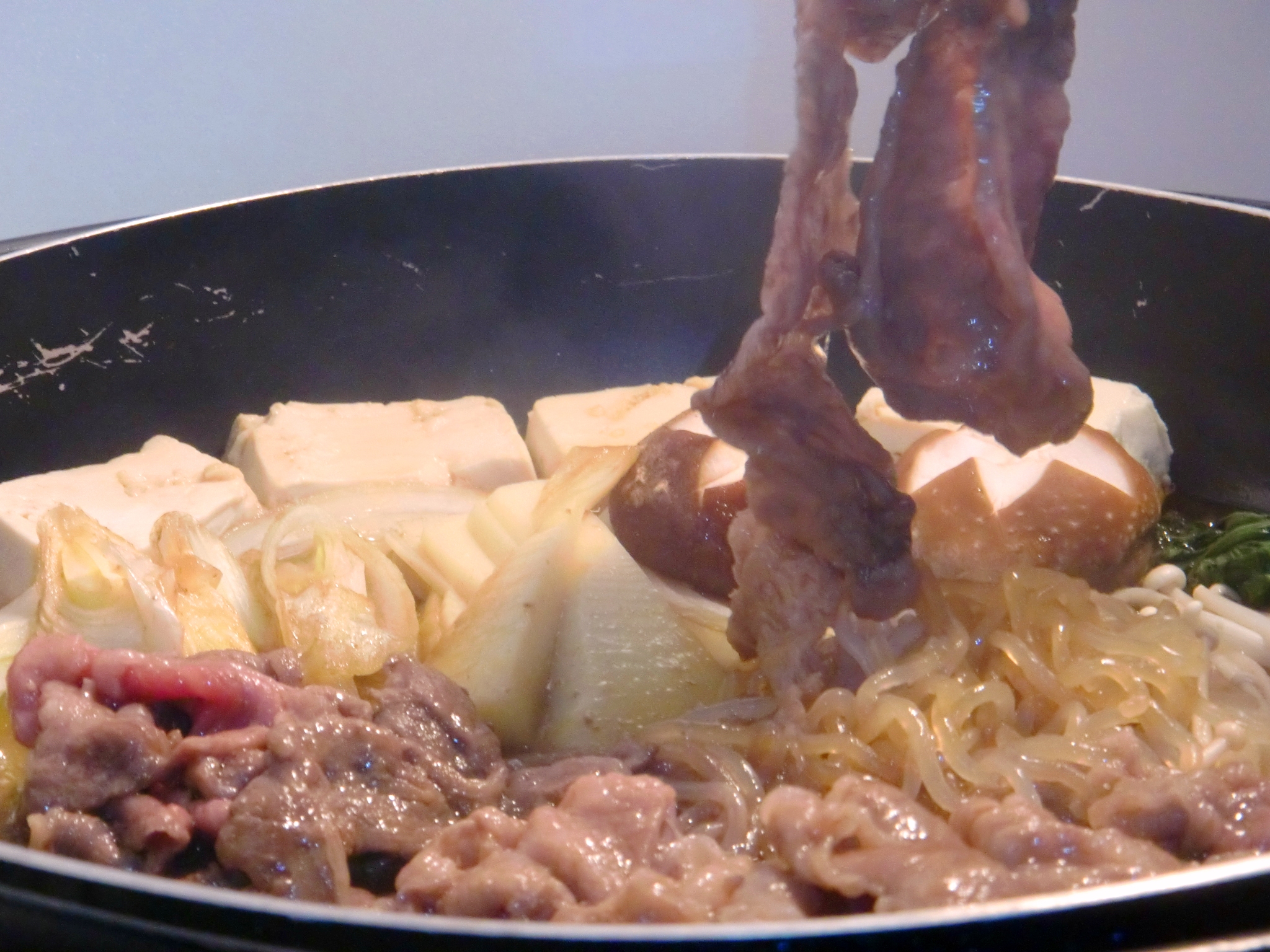 秋田牛すき焼き鍋