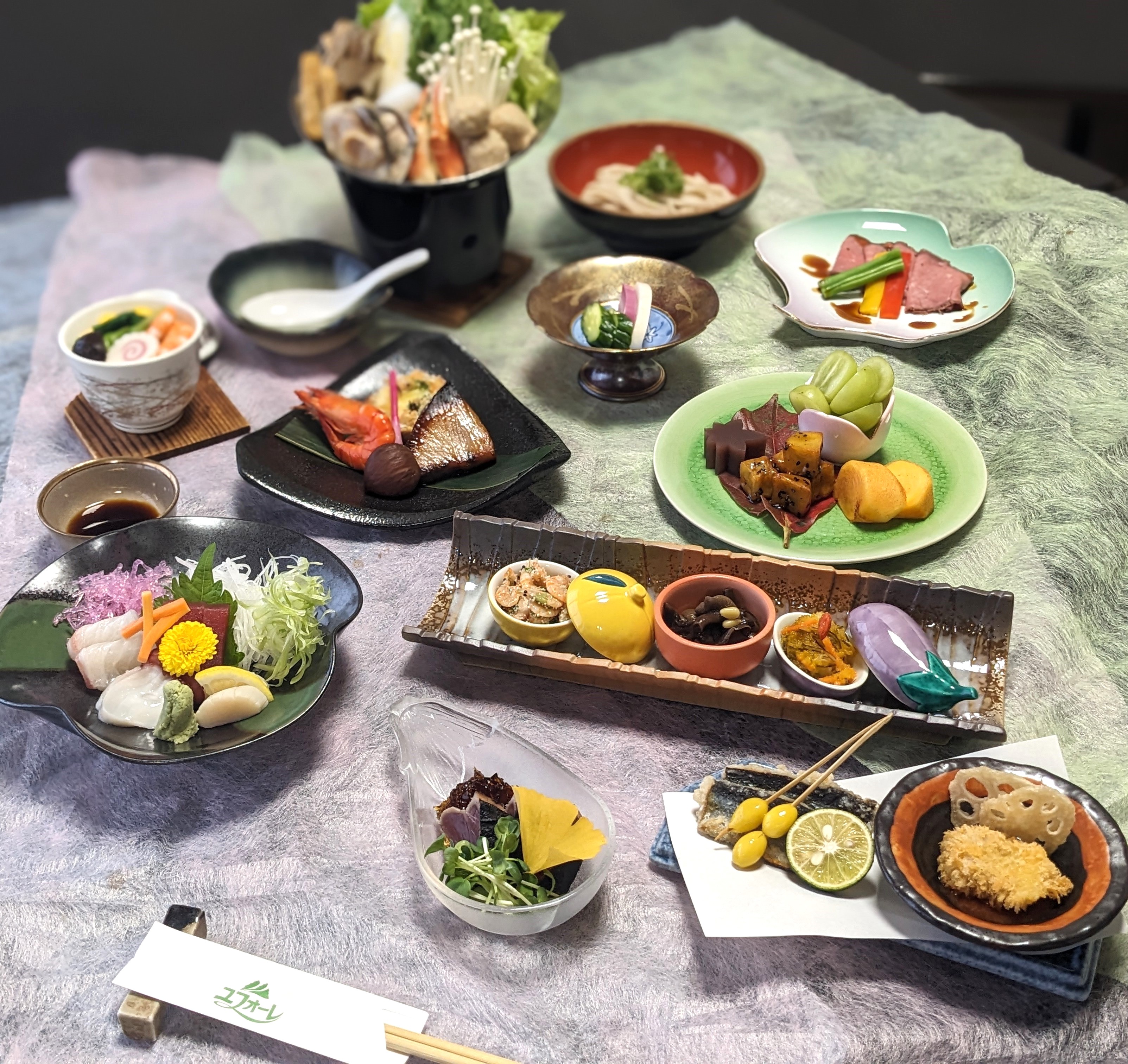 2025年会席料理例（冬）