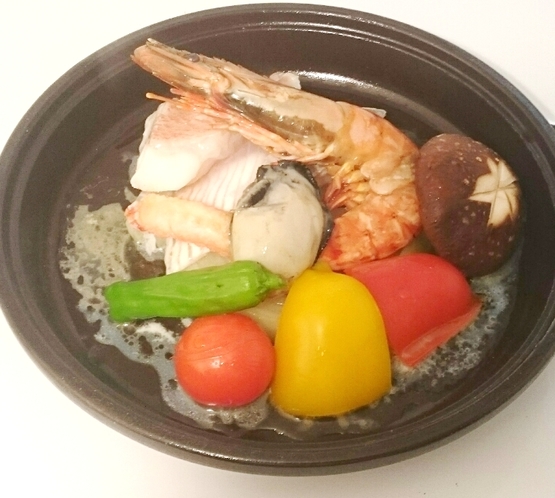 海鮮陶板焼き（夕食）