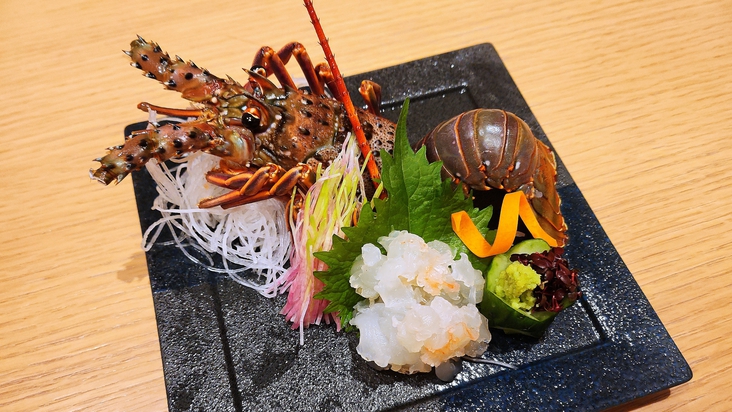 【野口観光61周年記念】〜贅の極み〜海鮮特典付！感謝プラン＜活鮑の踊り焼き＆伊勢海老のお造り＞