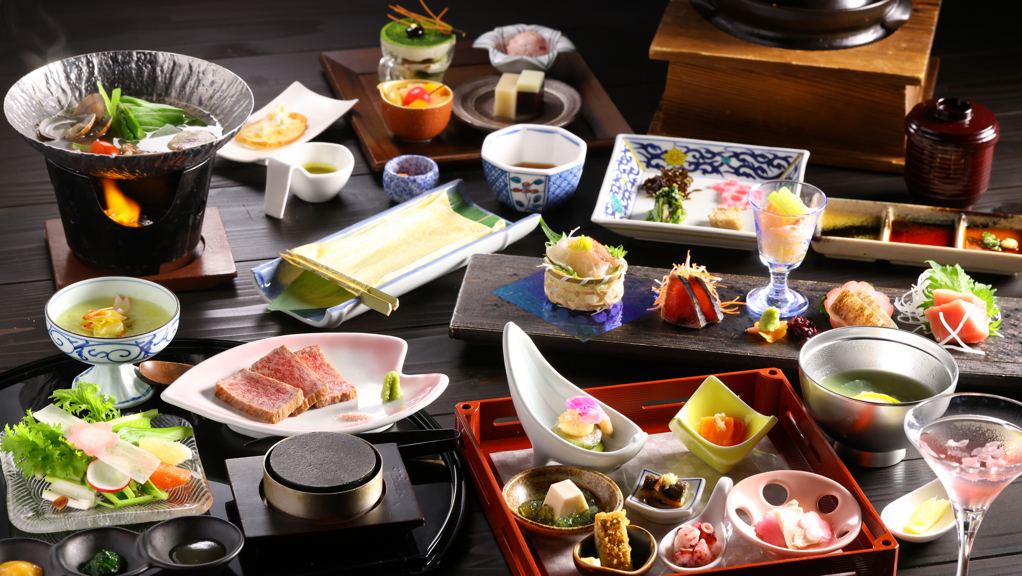 【2026春】集合／湯河原の景色と物語をお料理に込めたご夕食※仕入れ状況などにより変更あり