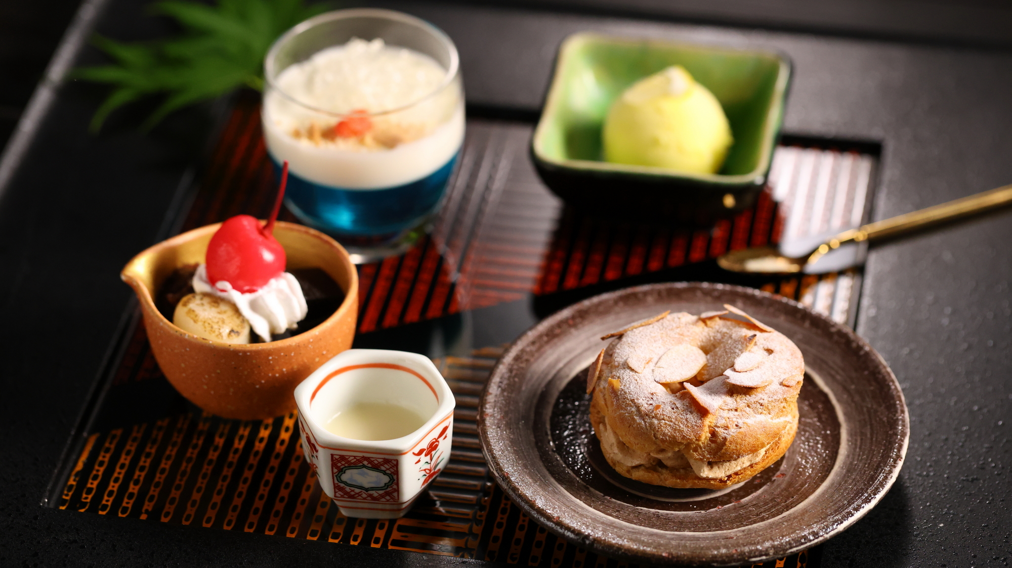 【2026夏】デザート・日本茶／珈琲ぜんざいやレモンのアイスクリームなど涼味と鹿児島の知覧茶