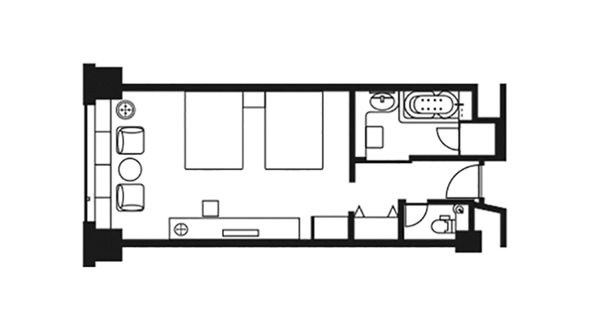 エグゼクティブ タワービューツイン