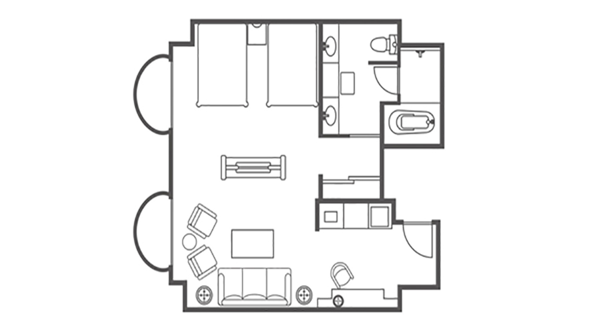 禁煙ジュニアスイートツイン