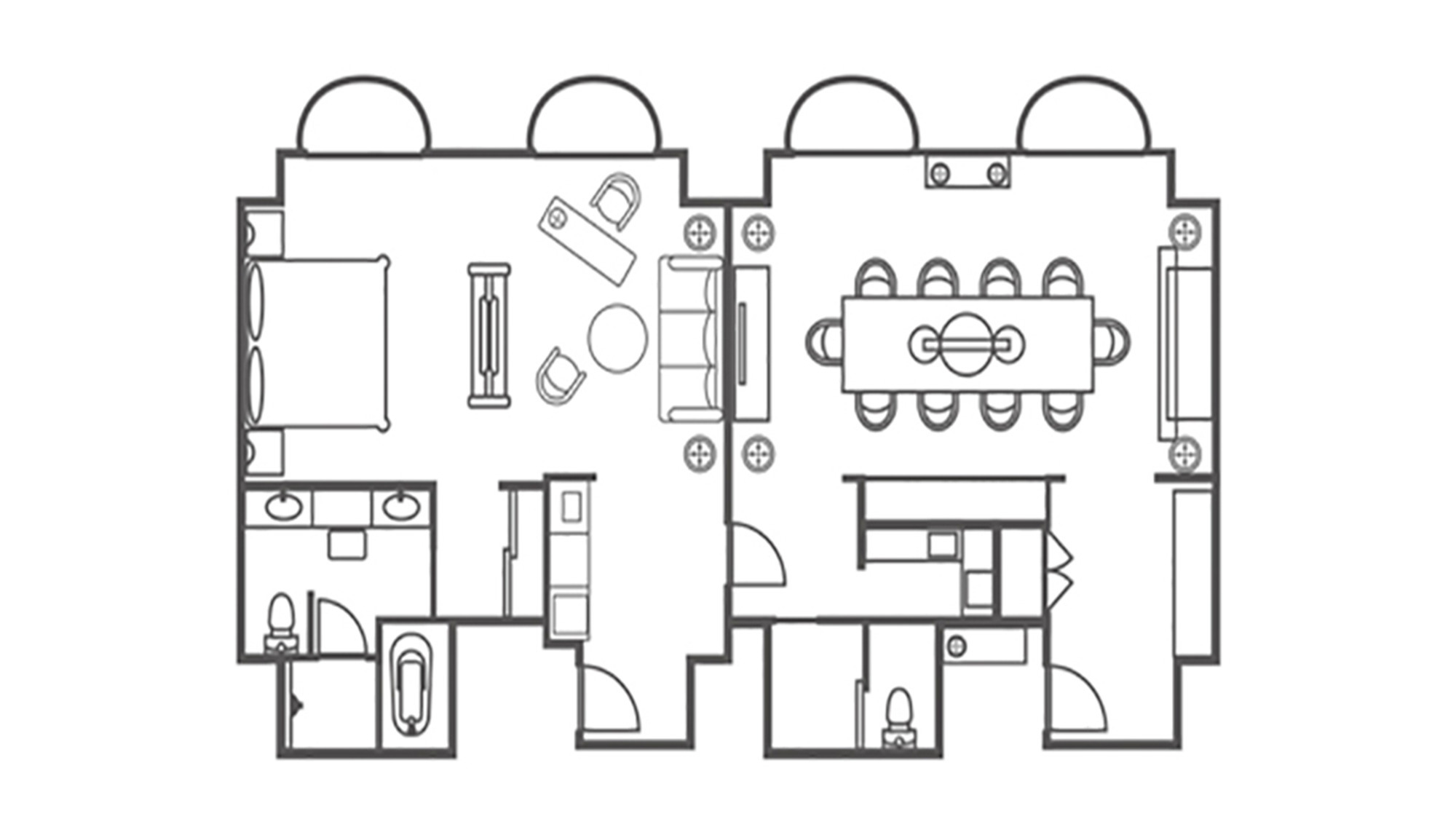エグゼクティブクラブスイート　リビングルーム