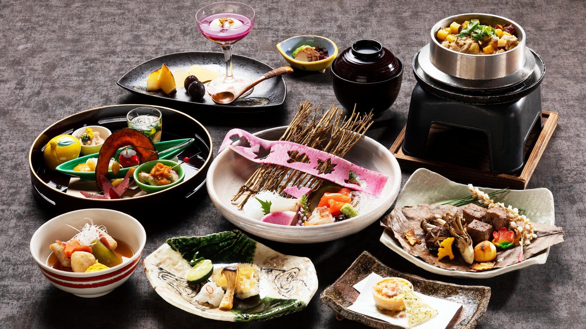 ゆったり秋旅！夕食は選べる和洋コース+ケーキセット付き（夕朝食付き）