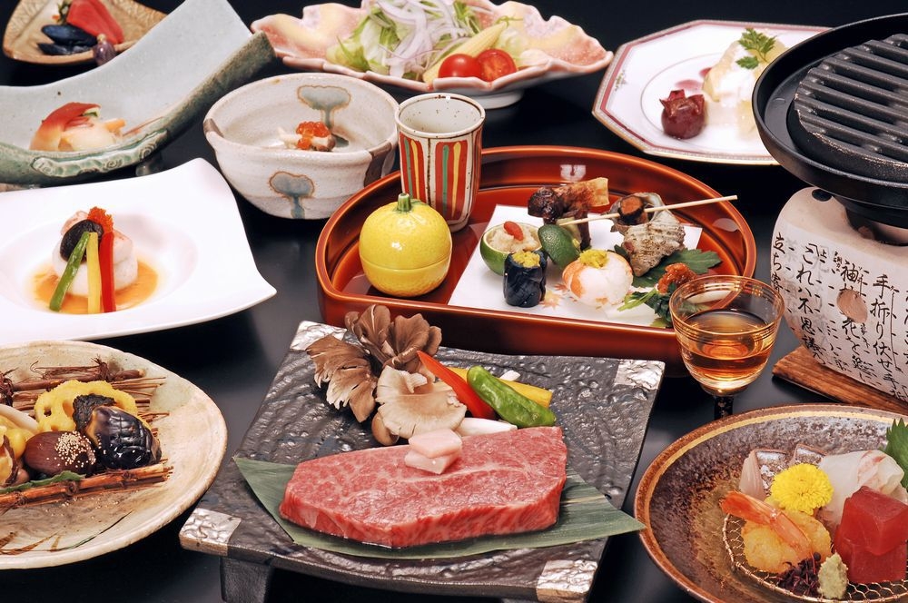 【飛騨牛ステ−キ会席】飛騨牛ステーキ120ｇ♪がついたお得なプラン☆