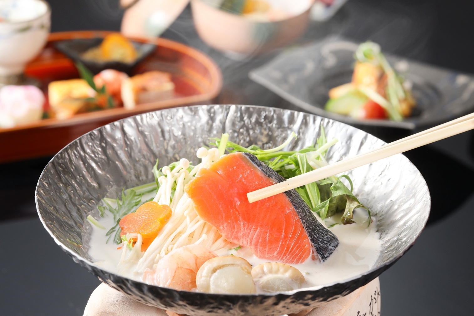 【一人旅応援♪1-2月はお得【巧味会席】飛騨牛と旬の素材を巧の技で味わう！会席料理【料理長お任せ】