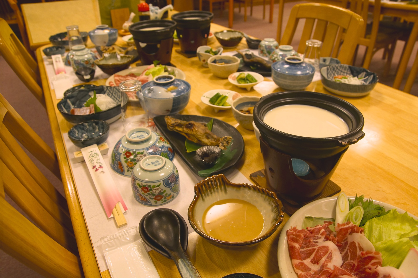 安曇豚の豆乳しゃぶしゃぶ