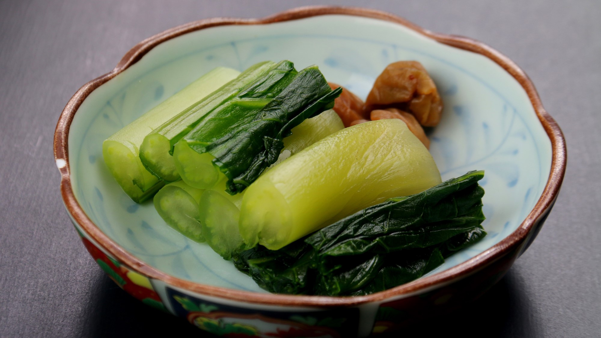 自家製の野沢菜漬け