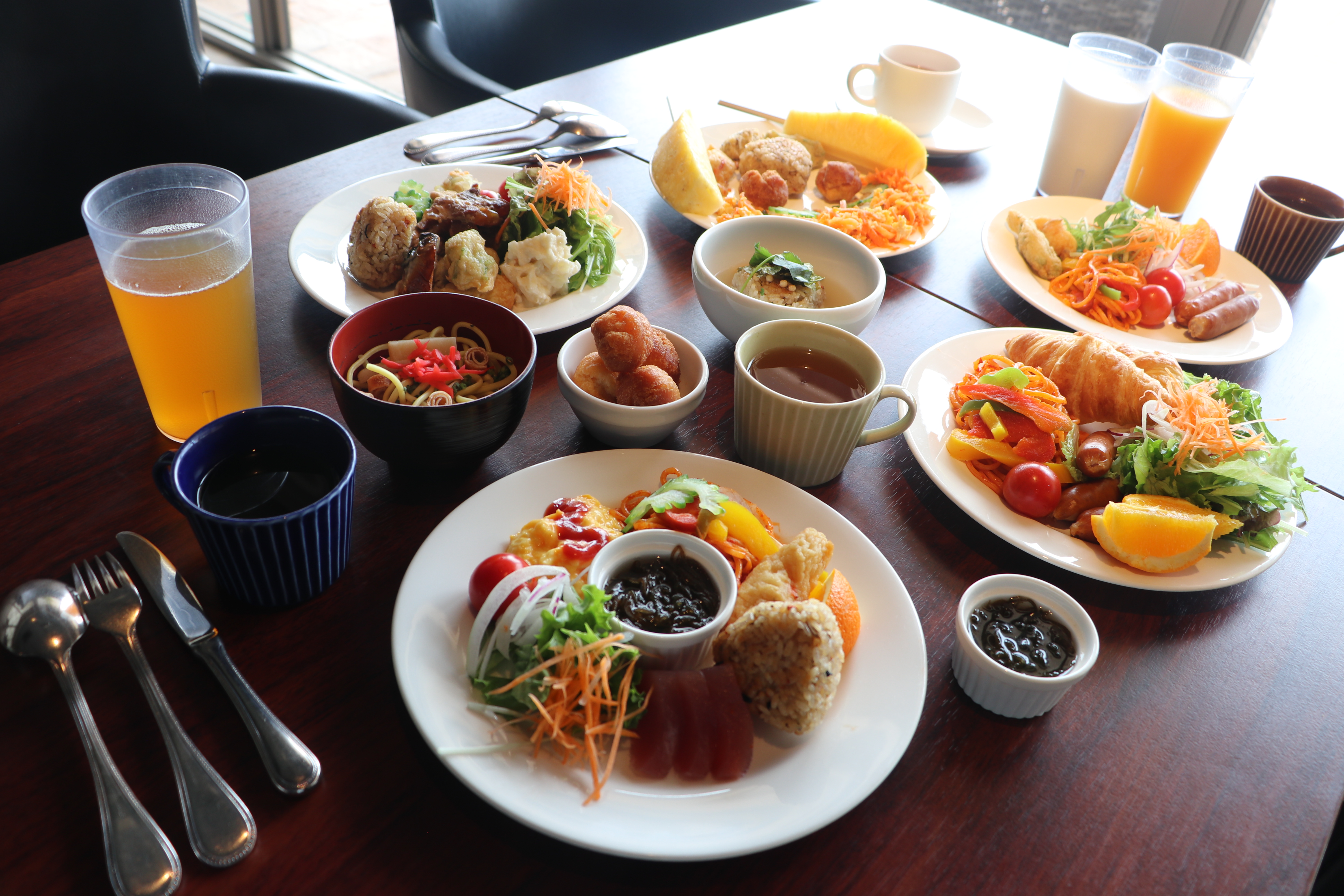 朝食ビュッフェ