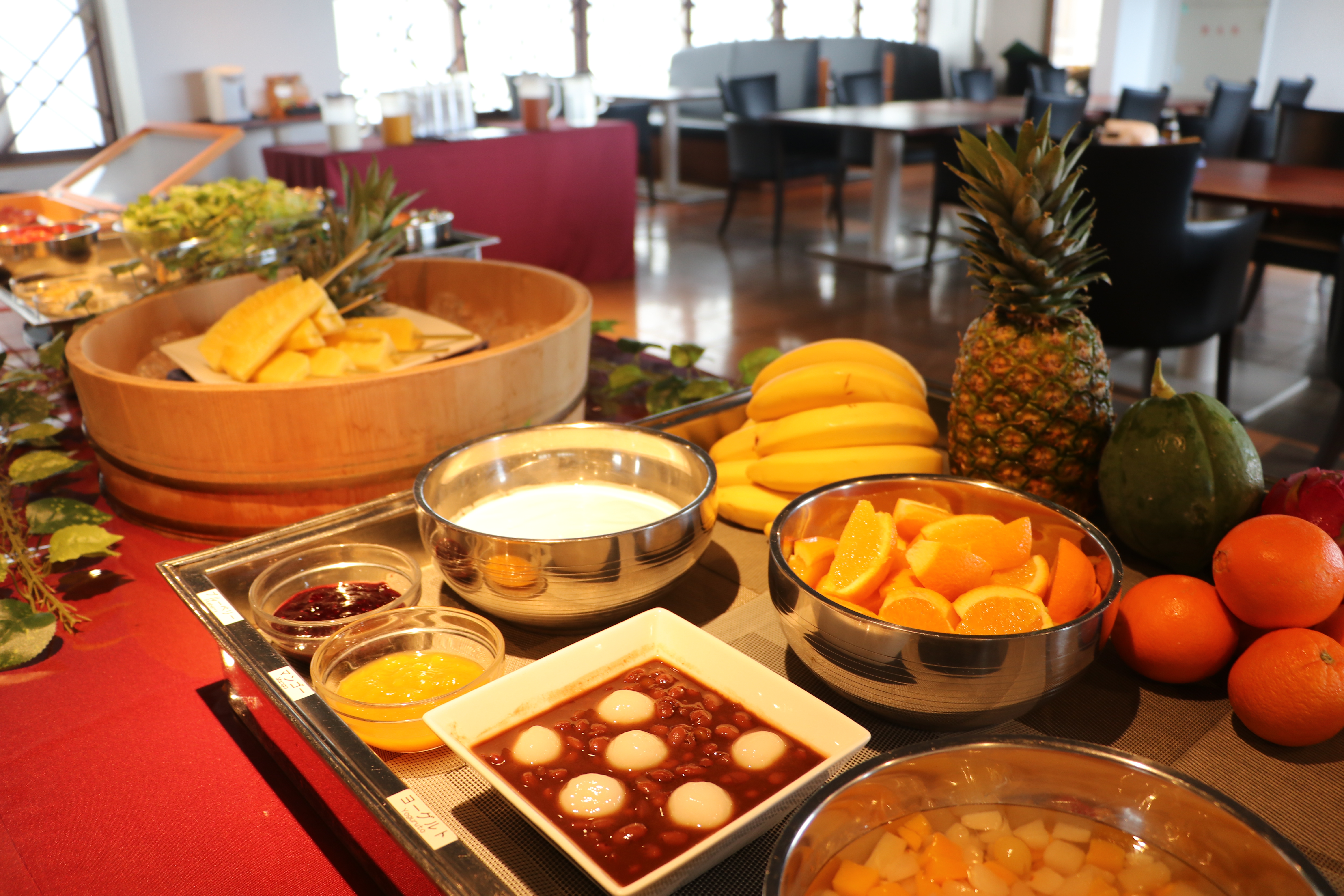 朝食ビュッフェ